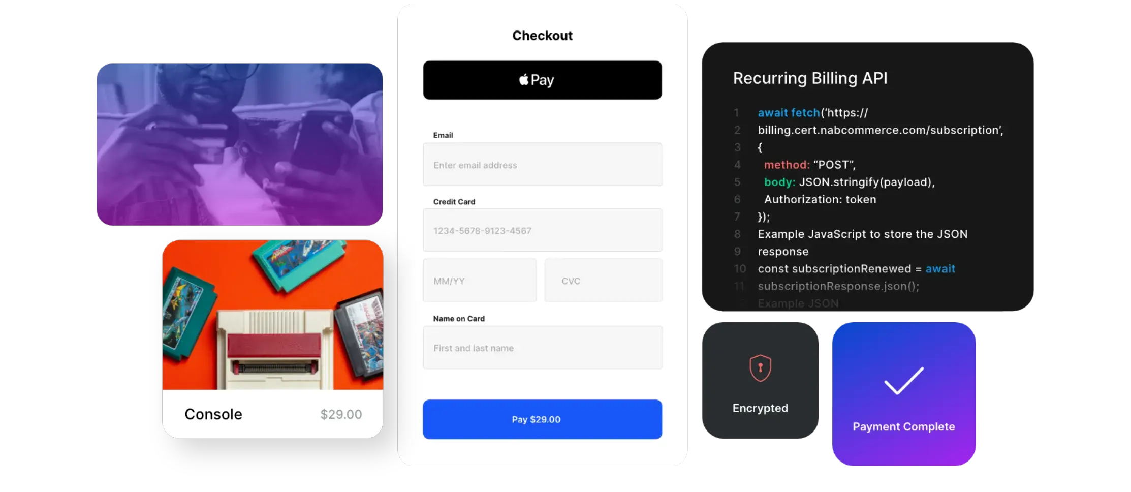 API documentation interface with code examples and integration guides